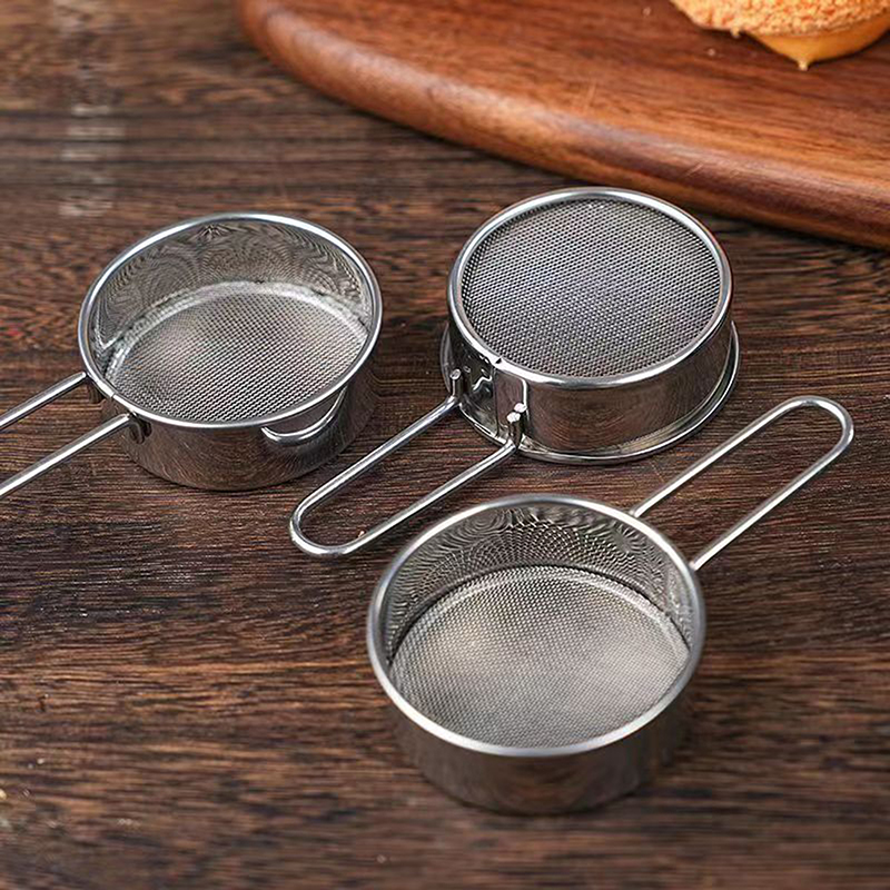 Okonomiyaki Spatula - Stainless Steel Flour Sieve Fine Mesh
