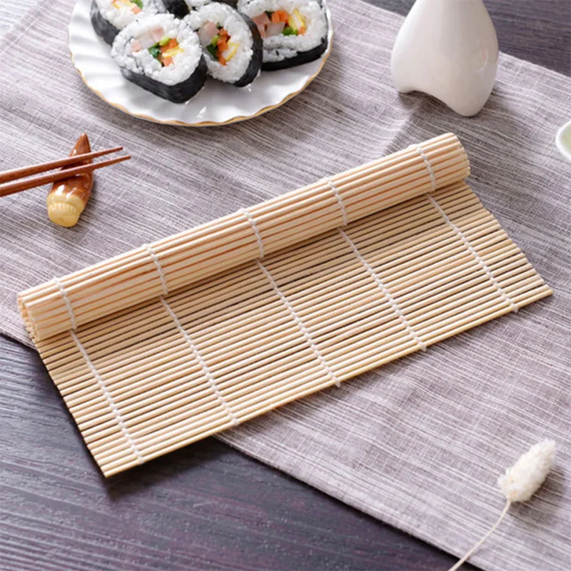 Spring Roll Wrapper - Exquisite Bamboo Sushi Mat with White