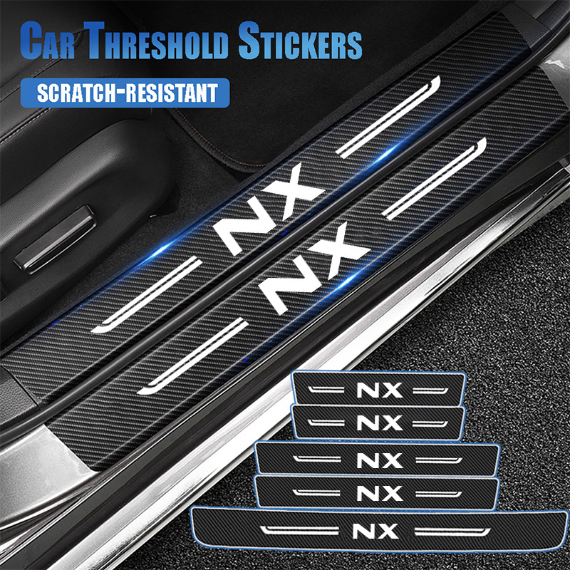 Crepe Pan Carbon - Carbon Fiber Car Door Sill Scuff