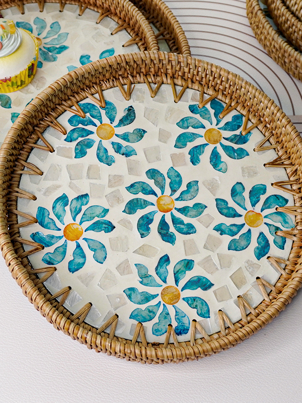 Handwoven ell Fruit Tray Break - Dim Sum Basket recension och pris