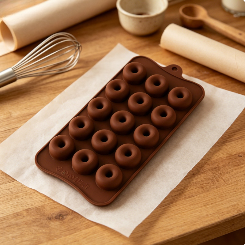 1pc donut silicone cake mold n - Donut Mold Silicone recension och pris
