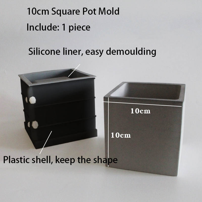 Large Square Flowerpot Silicon - Potsticker Mold recension och pris