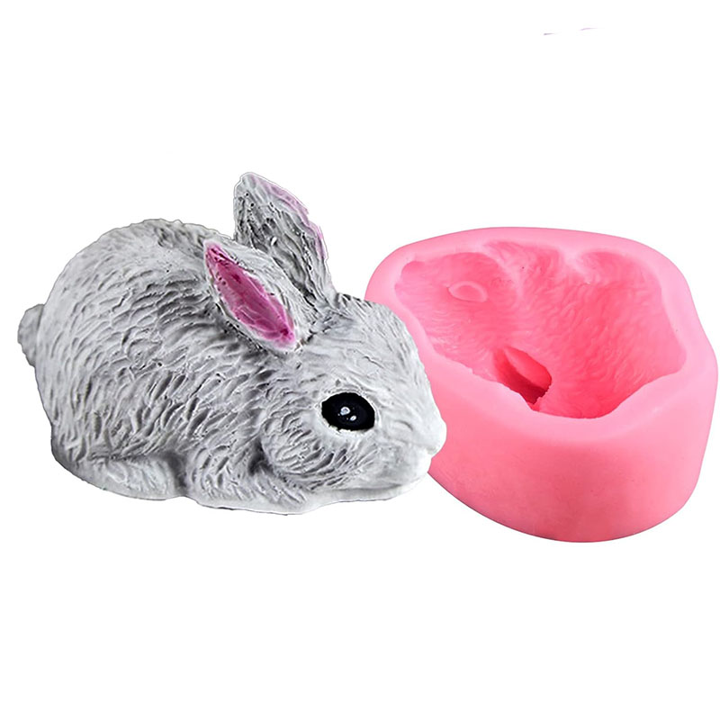 3D Rabbit Silicone Soap Mold E - Bunny Cake Mold recension och pris