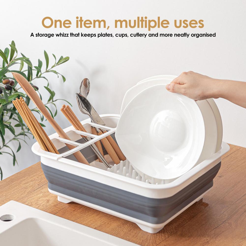 Foldable Dish Drying Rack with - Dim Sum Basket recension och pris
