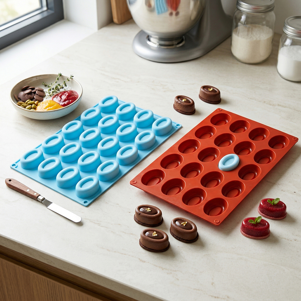 20 cavity oval donut silicone  - Donut Mold Silicone recension och pris