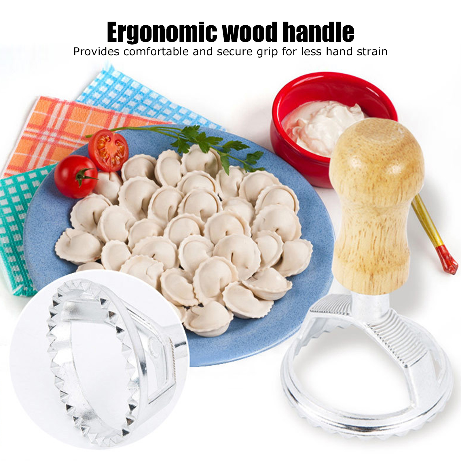 Dumpling Maker, Pastry Press M - Dumpling Press Set recension och pris