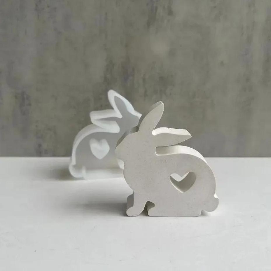 1Pcs Heart Shaped Bunny Silico - Bunny Cake Mold recension och pris