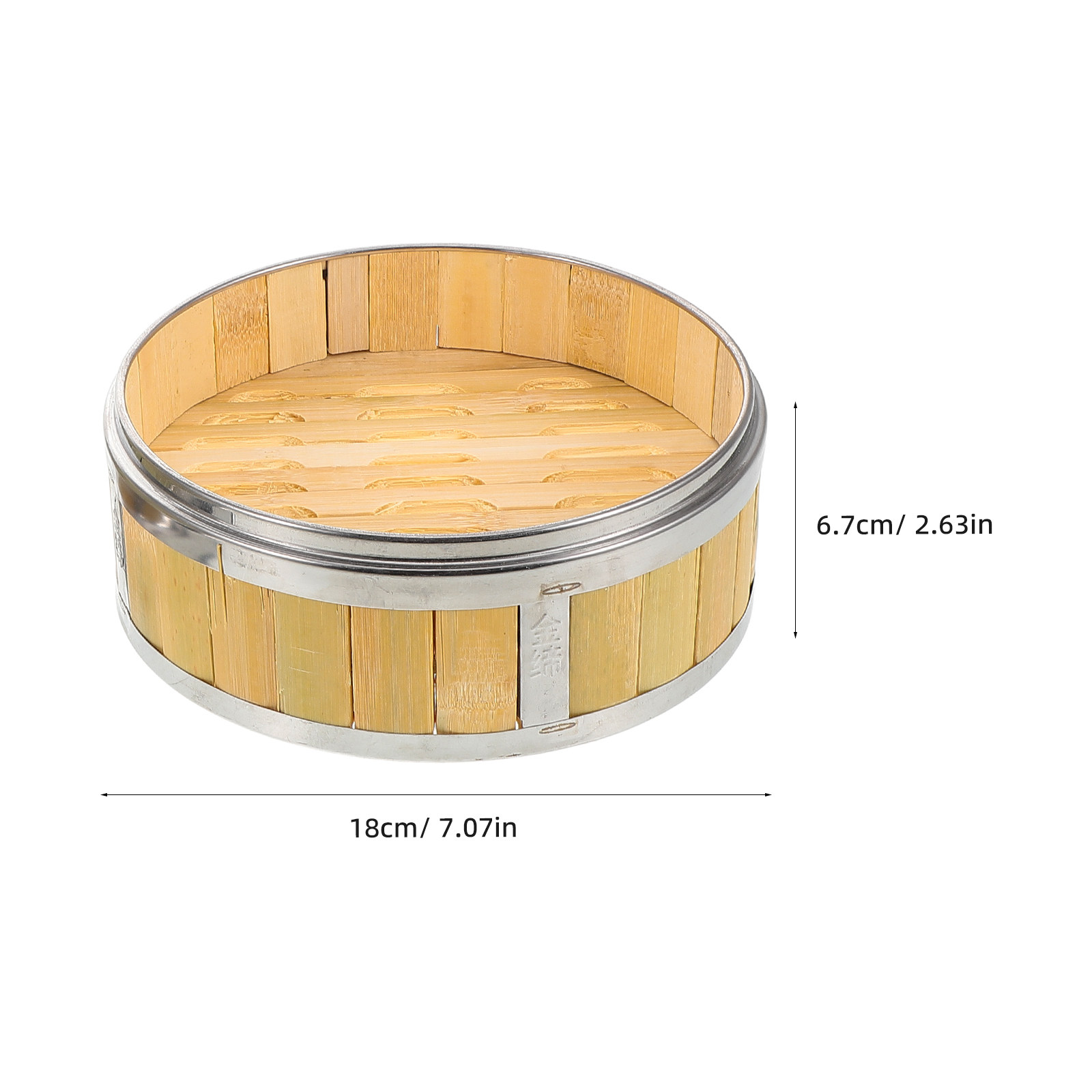 Traditional 18Cm Wood Steamer  - Bao Steamer Bamboo recension och pris