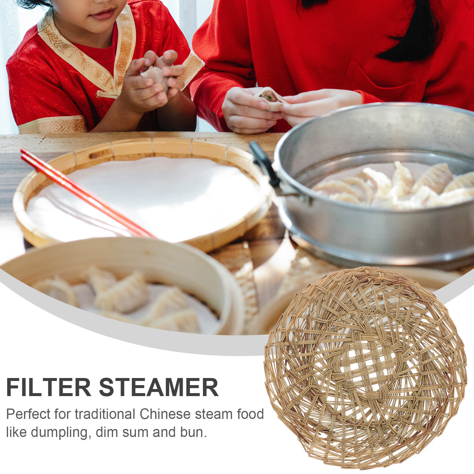 6Pcs Reusable Steamer Pads Rou - Dim Sum Basket recension och pris