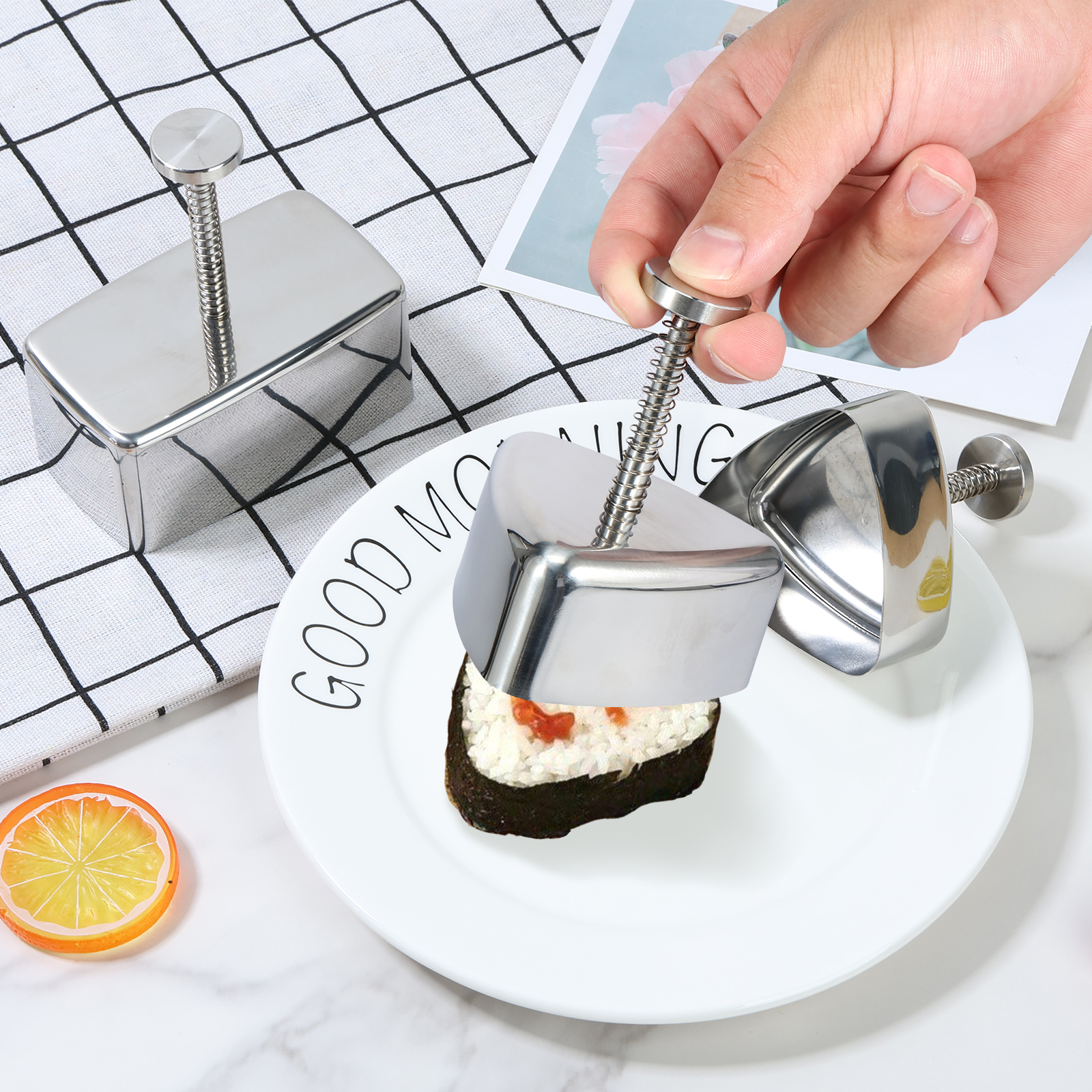 Onigiri Mold Non-stick Stainle - Spring Roll Wrapper recension och pris