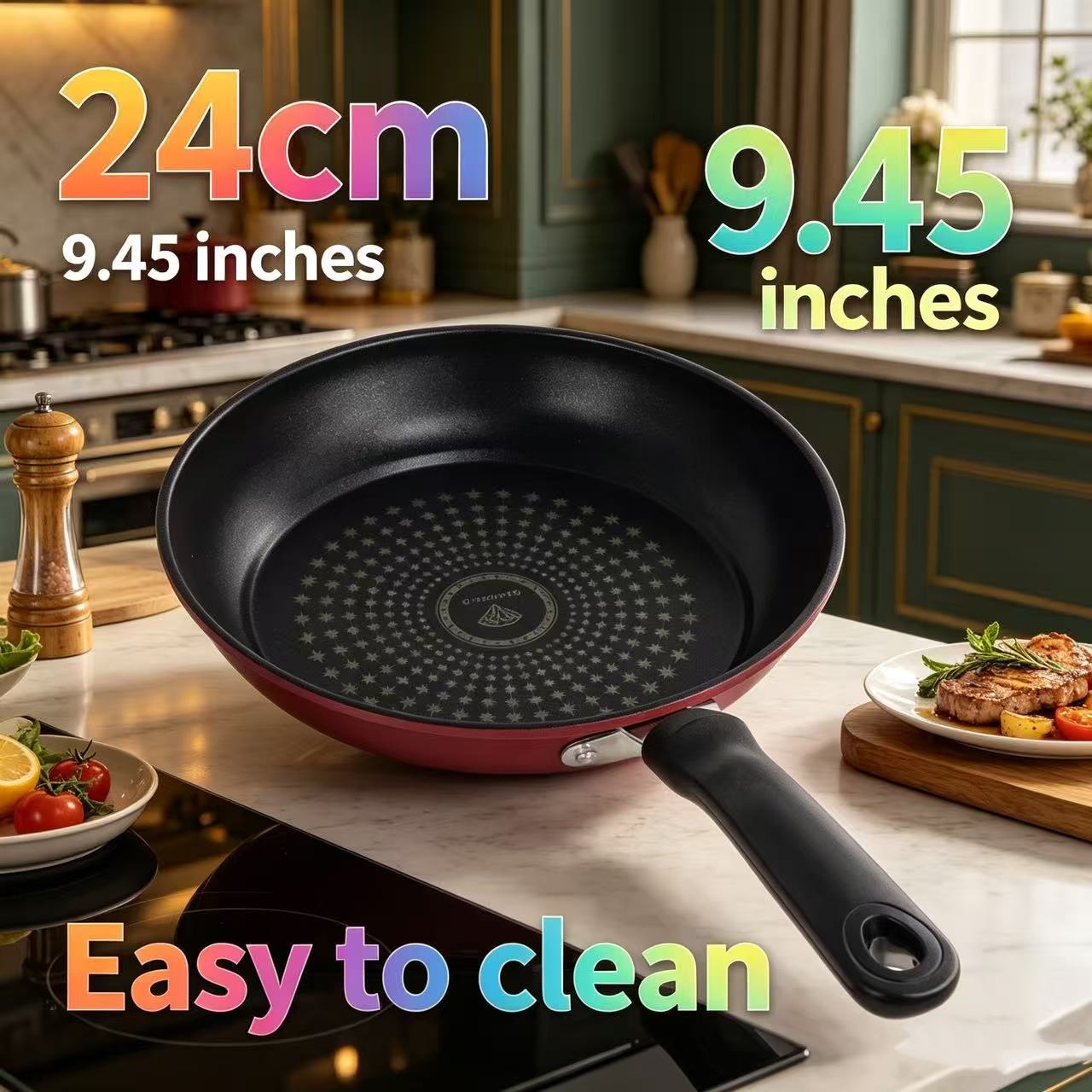 Premium Granite Non Stick Fryi - Egg Waffle Pan recension och pris