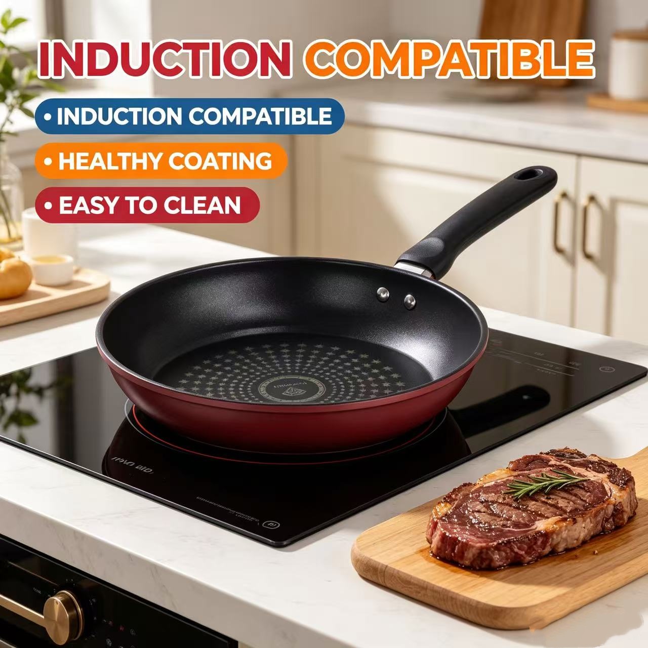 Premium Granite Non Stick Fryi - Egg Waffle Pan recension och pris