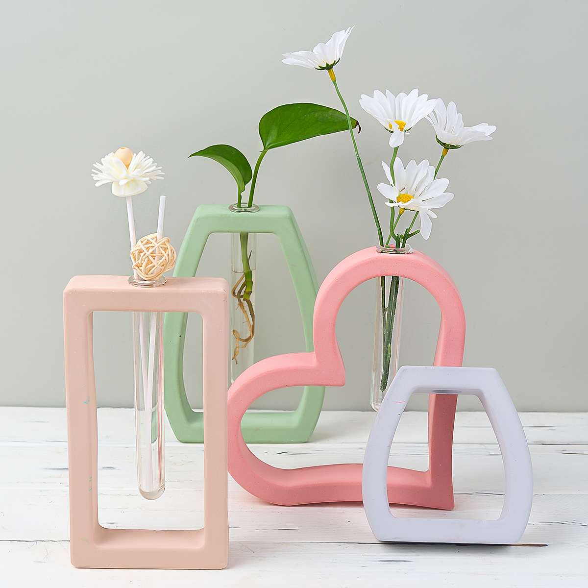 Hydroponic Test Tube Vase Sili - Potsticker Mold recension och pris