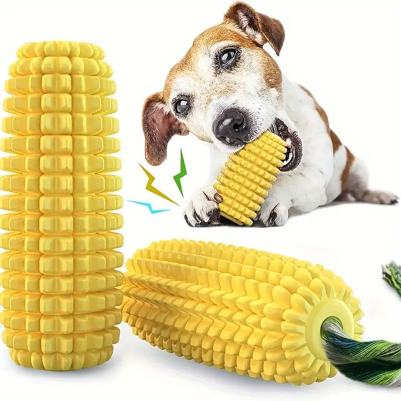 Dog Chew Toys for Aggressive C - Corn Dog Stick recension och pris