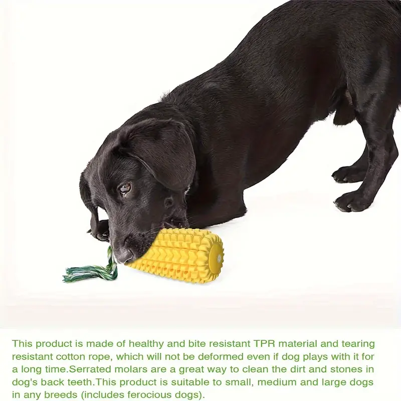 Dog Chew Toys for Aggressive C - Corn Dog Stick recension och pris