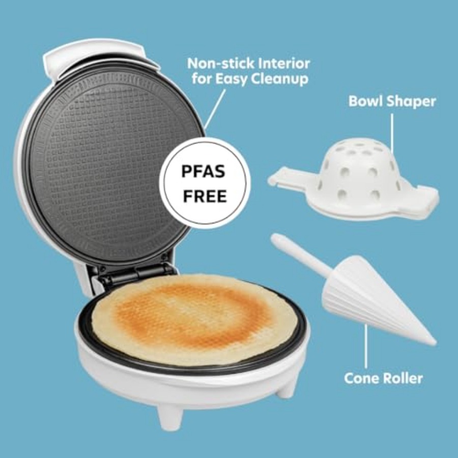 Waffle Cone and Ice Cream Bowl - Waffle Cone Maker recension och pris