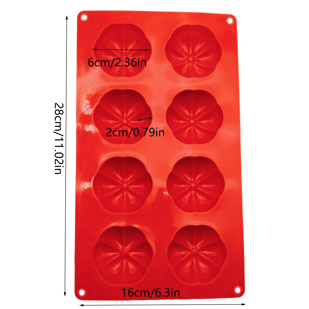 New Arrival 8 Hole 6 Petal Sha - Donut Mold Silicone recension och pris