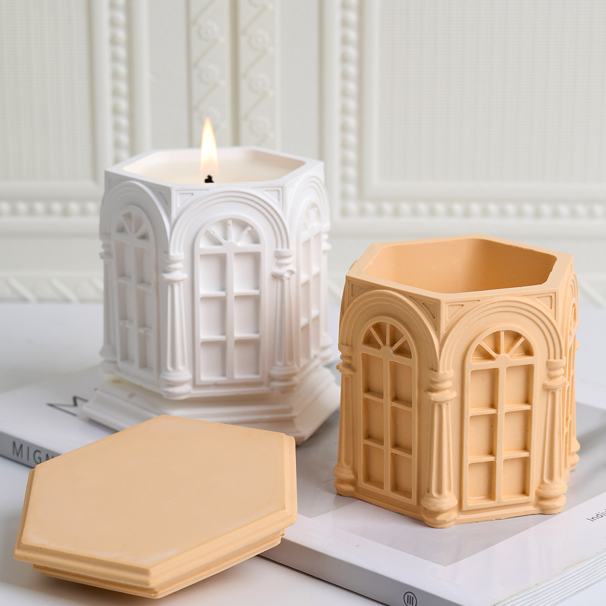 DIY Vintage Candle Jar Contain - Potsticker Mold recension och pris