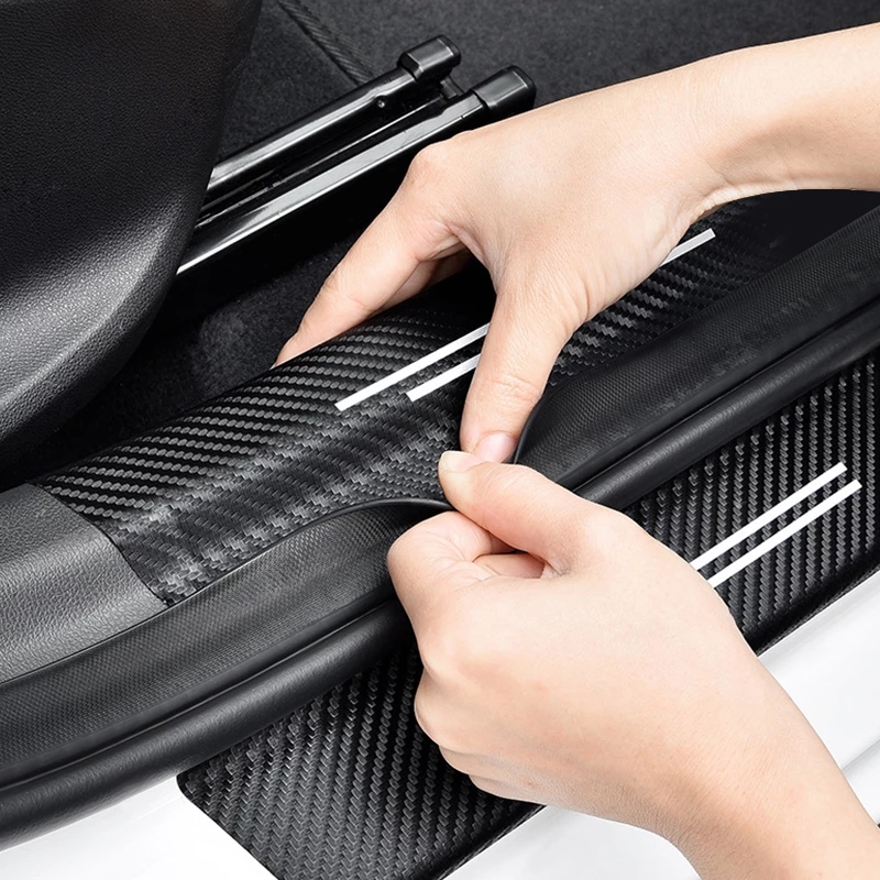 Car Door Sills Scuff Plate Thr - Crepe Pan Carbon recension och pris