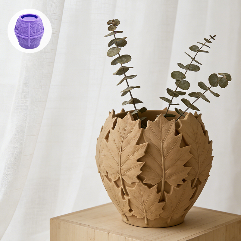 Leaves-shaped silicone art mol - Potsticker Mold recension och pris