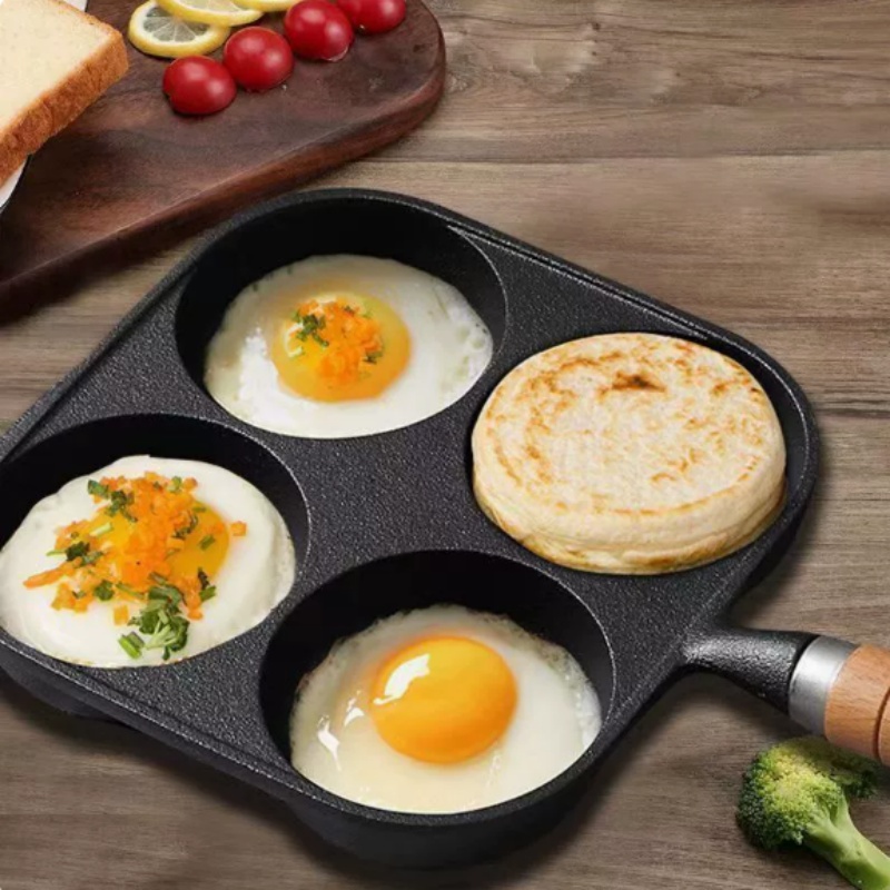 JUSTINLAU 2/4-Hole Omelette Po - Egg Waffle Pan recension och pris