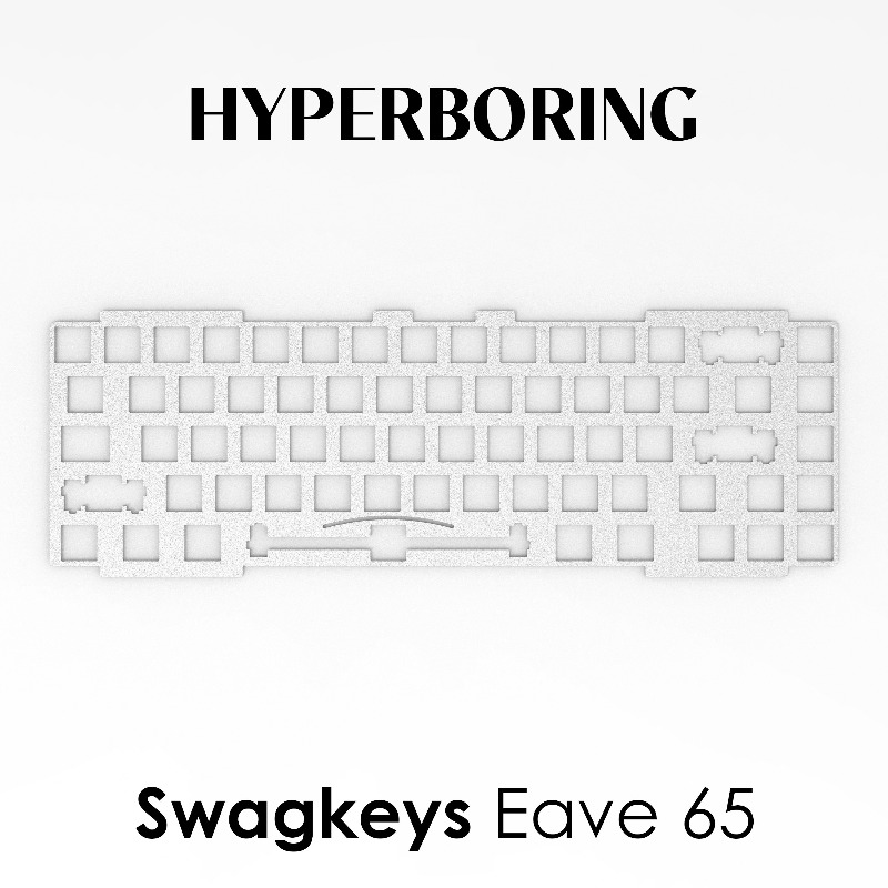 Swagkeys Eave65 Keyboard Posit - Crepe Pan Carbon recension och pris