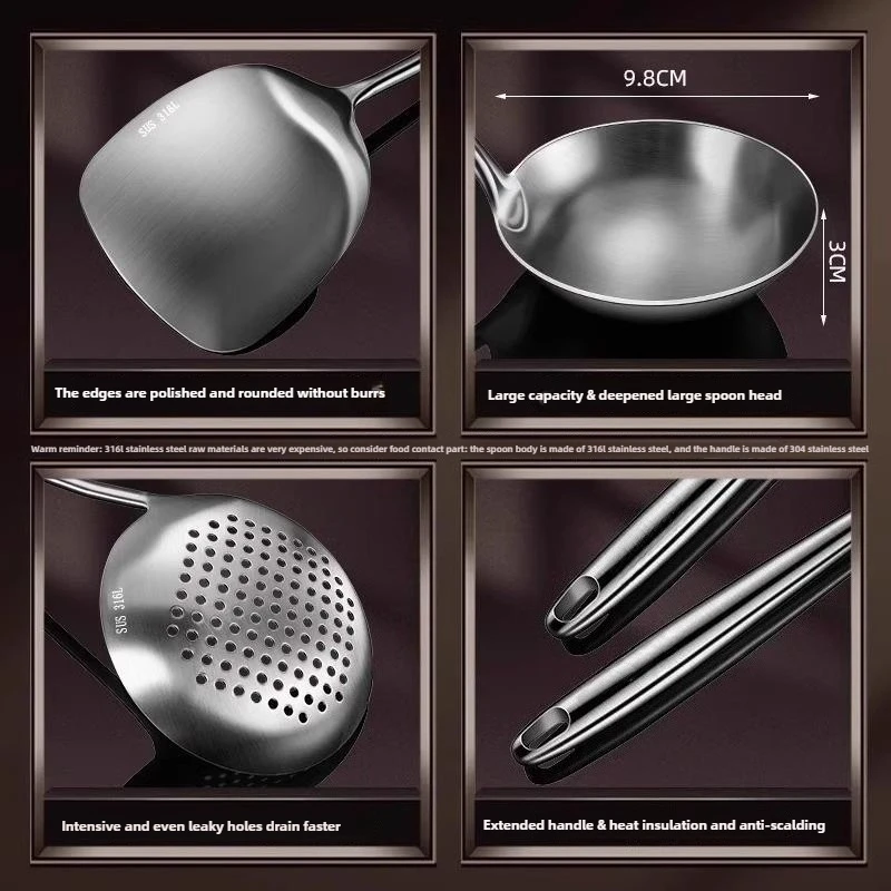 316 Stainless Steel Wok Spatul - Okonomiyaki Spatula recension och pris